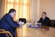 Глава парламента встретился с аудитором Счетной палаты РФ Б.-Ж.Жамбалнимбуевым